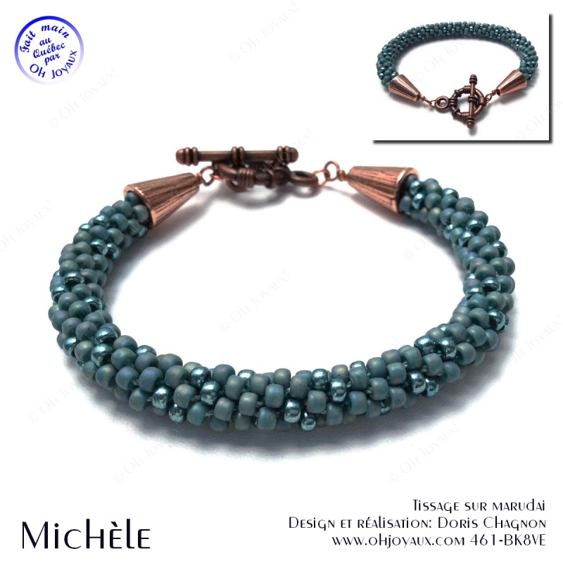 Bracelet Michèle en turquoise