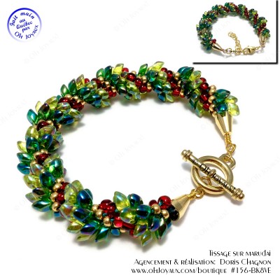 Bracelet Couronne de Noël