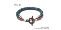 Bracelet Michèle en turquoise
