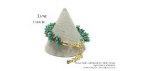 Bracelet Lyne en turquoise et cuivré